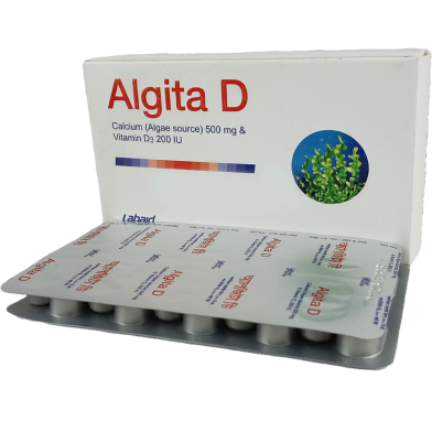 Algita D -500mg Plus 200IU 10's Strip Tablet image