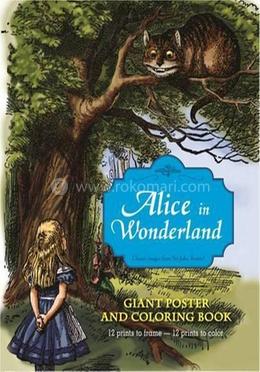 Alice in Wonderland Giant Poster and Coloring Book image
