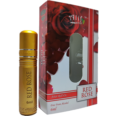 Alif Attar Red Rose 6ml image