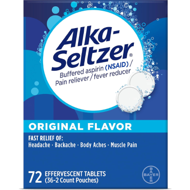 Alka-Seltzer Original Effervescent Fast Relief of Heartburn 72 Tablets image