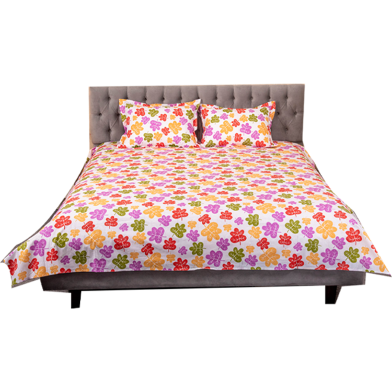 Allora Century Print Cotton King Bedsheet image