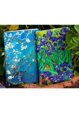 Almond Blossoms and Irises Notebook 2-Pack image