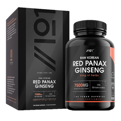 Alpha01 Korean Red Panax Giseng 7500mg - 120 Capsules image