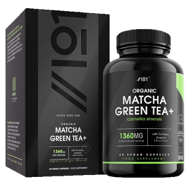 Alpha01 Organic Matcha Green Tea Extract 1360mg - 60 Capsules image