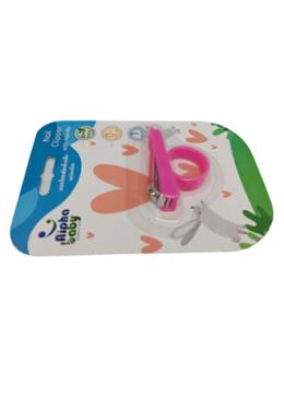 Alpha Baby Nail Clipper with Handle - Pink image