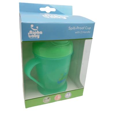 Alpha Baby Spill-Proof Cup Mum Pot - Green image