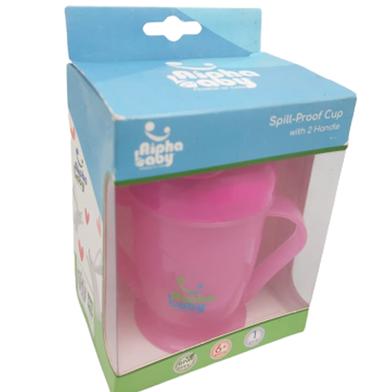 Alpha Baby Spill-Proof Cup Mum Pot - Pink image