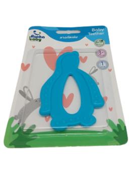 Alpha Baby Teether Penguin (Blue) image