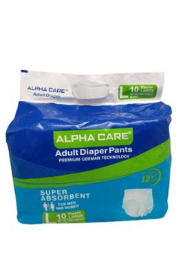 Alpha Care Adult Diaper Pants - L (10pcs) image