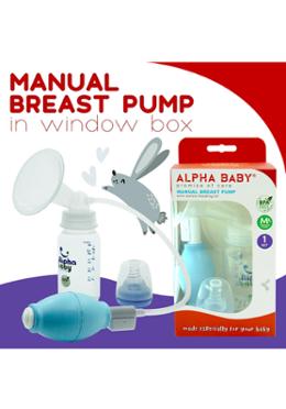 Alpha Manual Breast Pump - Blue image