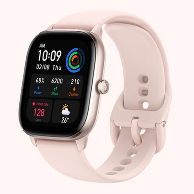 Amazfit GTS 4 Mini Smart Watch Global Version - Black - Pink image