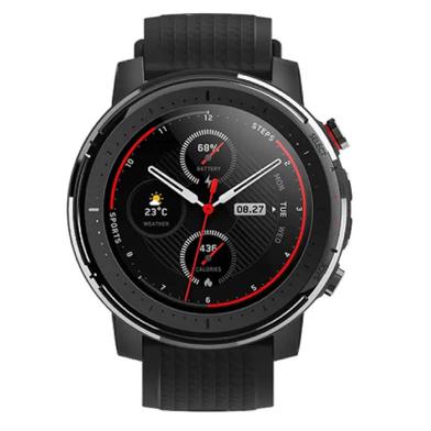 Amazfit Stratos 3 1.34″ Round Shape Touch Screen Smart Watch Black image