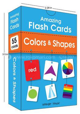 Amazing Flash Cards Colors and Shapes - 55 card image