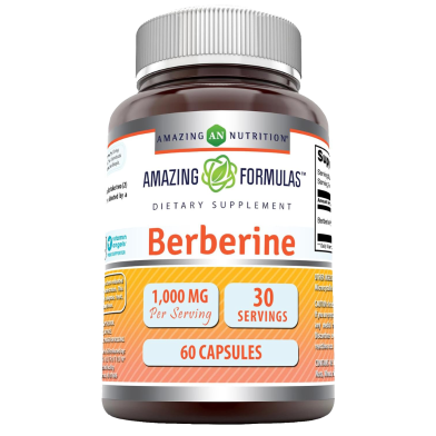 Amazing Formulas Berberine 1000 Mg - 60 Capsules -499388202 image