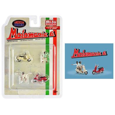 American Diorama – Scale Figure 1:64 – Motomania 6 Set (MiJo Exclusives) – Limited Edition 1 of 4800 image