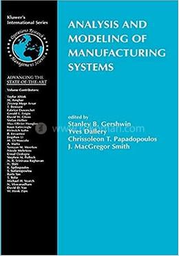 Analysis and Modeling of Manufacturing Systems