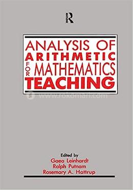 Analysis of Arithmetic for Mathematics Teaching image