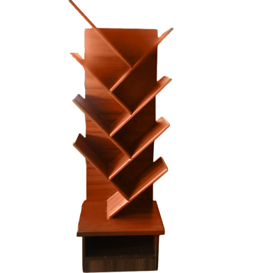 Andormahal MDF made Stylish Corner Book Shelf(4ft by 1.5ft) image