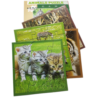 Animals puzzle Game (4pcs Set) image