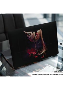 DDecoratorAnime Character With Long Hair Laptop Sticker image