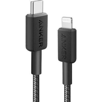 Anker 322 USB-C To Lightning Cable (3Ft) Black image