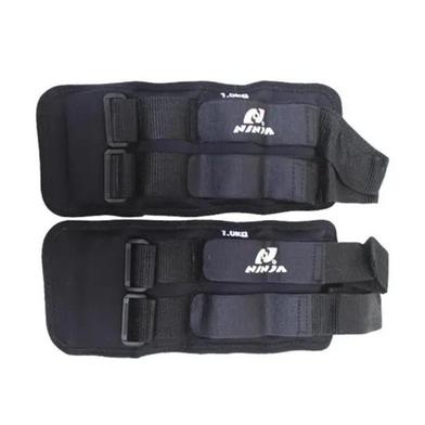 Ankle Weight 3 KG Plus 3kg Total 6 KG Pair - Black image