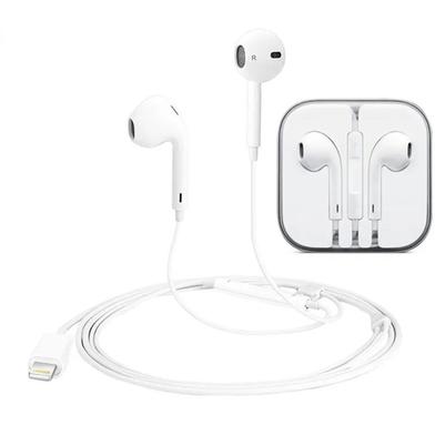 Apple EarPods with Lightning Connector In Ear Earphones And Headphone With Microphone For iphone image