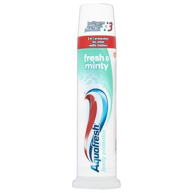 Aquafresh Fresh and Minty Toothpaste Pump 100 ml (UAE) image