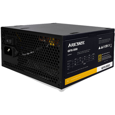 Aresze GFX-550 550 Watt 80Plus Bronze Power Supply image