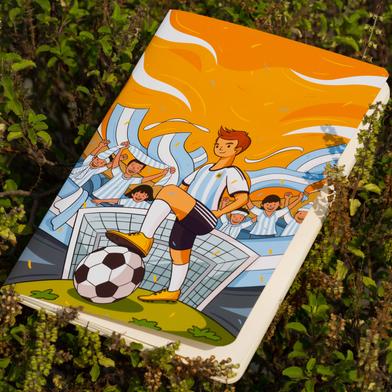 Argentina World Cup Football Team Notebook image