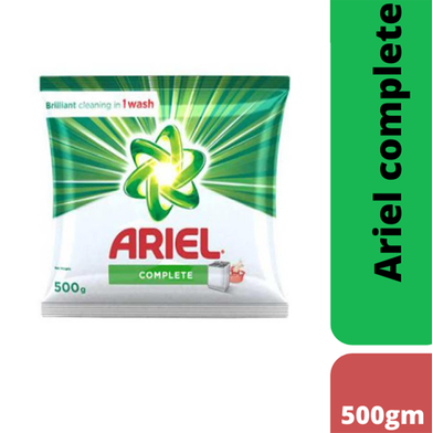 Ariel Complete Detergent Washing Powder - 500 gm image