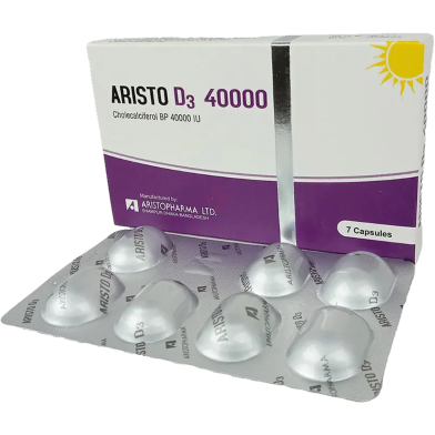 Aristo D3 40000 IU 7's Strip Capsule image