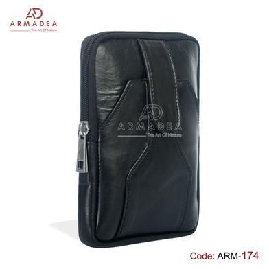 Armadea Biker Bag with Belt Holder Black image