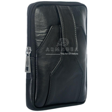 Armadea Biker Bag with Belt Holder Black image