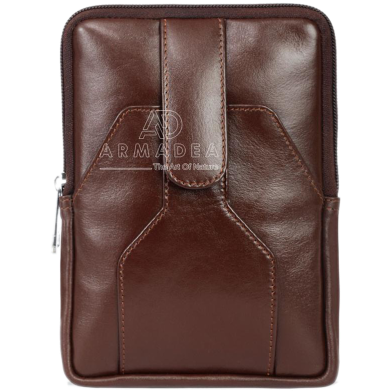 Armadea Biker Bag with Belt Holder Chocolate image