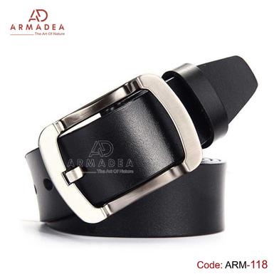 Armadea Buffalo Leather Official Belt Black image