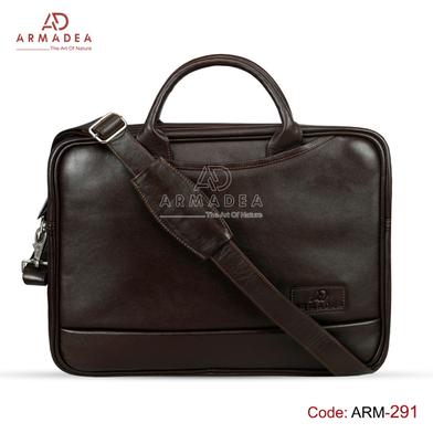 Armadea Carry Document And Laptop Bag Chocolate image