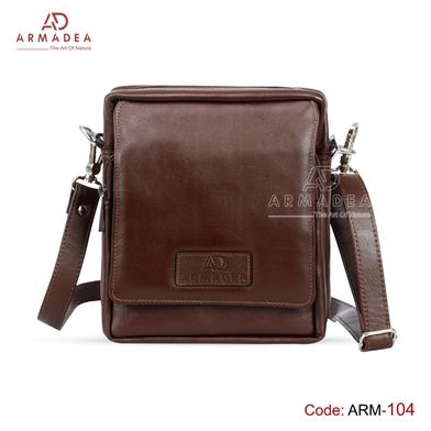 Armadea Exclusive Messenger Bag Chocolate image