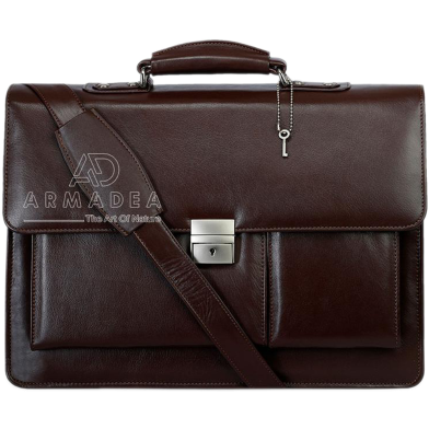 Armadea New Design Smart Office And Laptop Bag Chocolate image