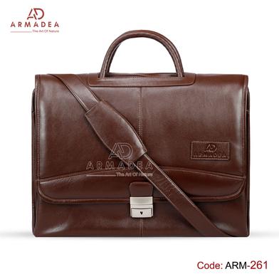 Armadea Smart New Official And Laptop Bag Chocolate image