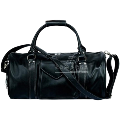 Armadea Travel Bag with Shoe Compartment Black image