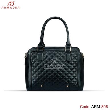 Armadea Unique Design Ladies Hand Bag Black image