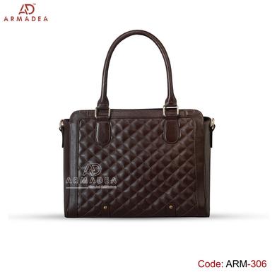 Armadea Unique Design Ladies Hand Bag Chocolate image
