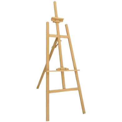 Art Canvas Stand, Wooden Easel - 48 Inches for Canvas, Board holding and Event Decoration image