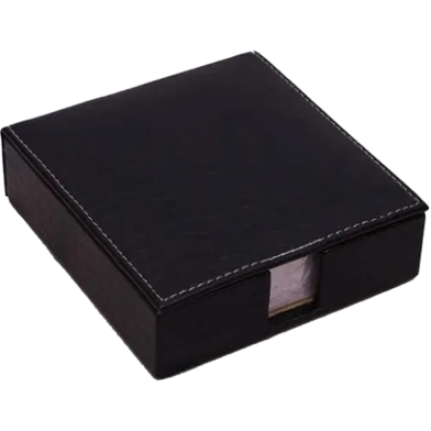 Artificial Leather Slip Pad Holder with white paper image