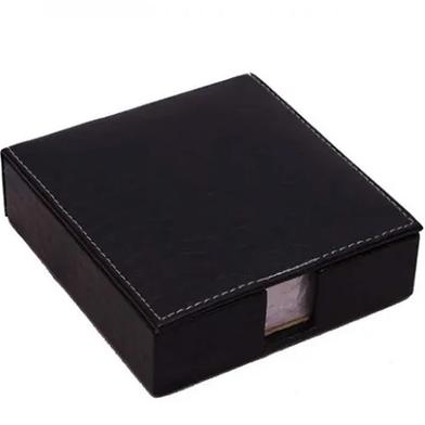 Artificial Leather Slip Pad Holder with white paper image