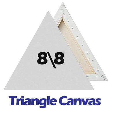 Artist Painting Canvas Triangle Shape 8/8 image