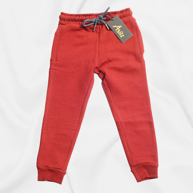 Asilz Premium Jogger for Kids and Boys Red Colour image