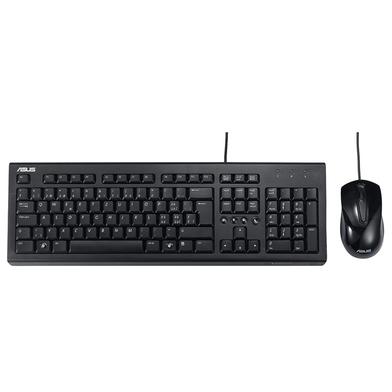 Asus U2000 Wired Keyboard Mouse Combo - Black image