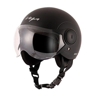Vega Atom Dull Black Helmet image